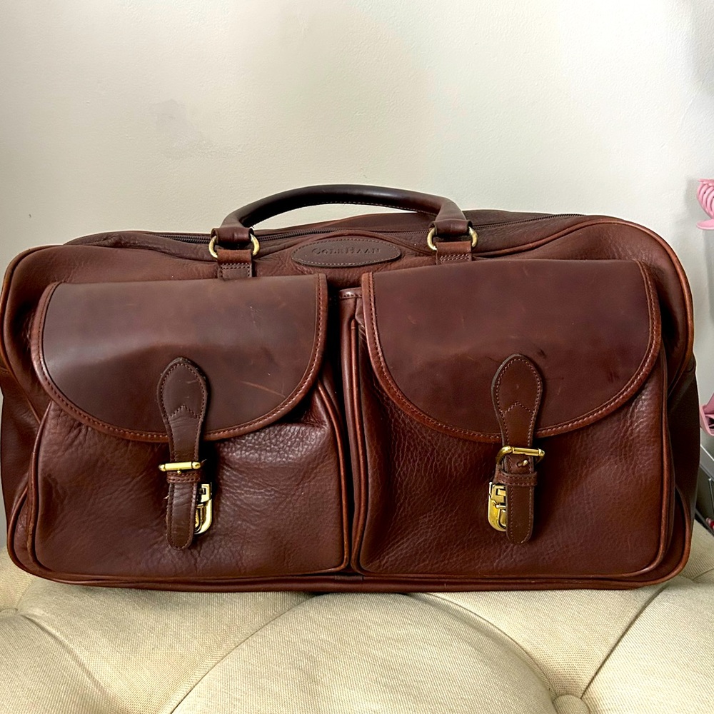 Cole Haan Leather Duffel Bag